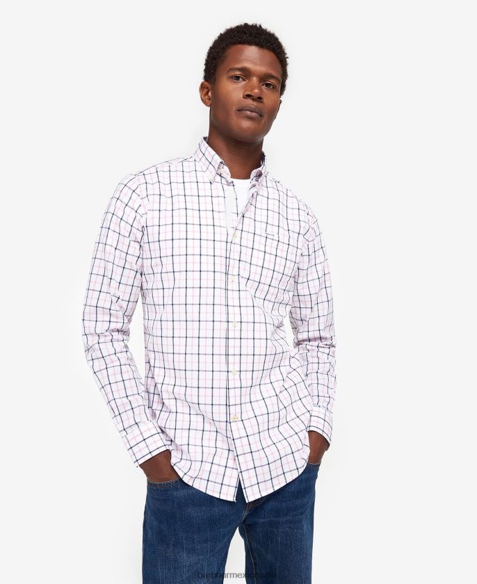 Barbour 8B6RFZ488 ropa arenisca hombres camisa de vestir bradwell
