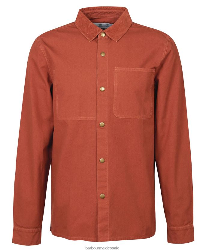 Barbour 8B6RFZ501 ropa zanja hombres sobrecamisa lorenzo