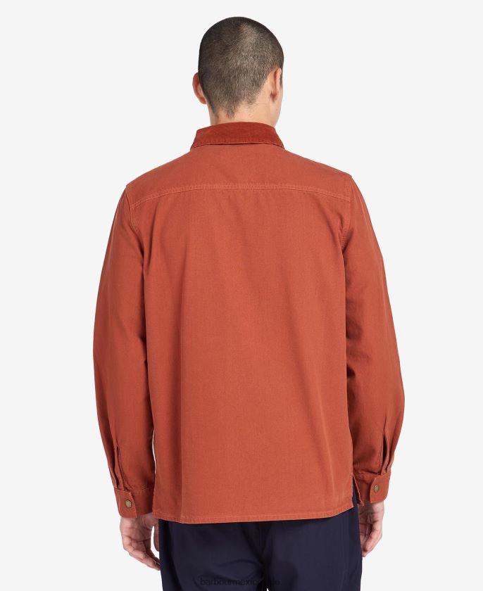 Barbour 8B6RFZ501 ropa zanja hombres sobrecamisa lorenzo