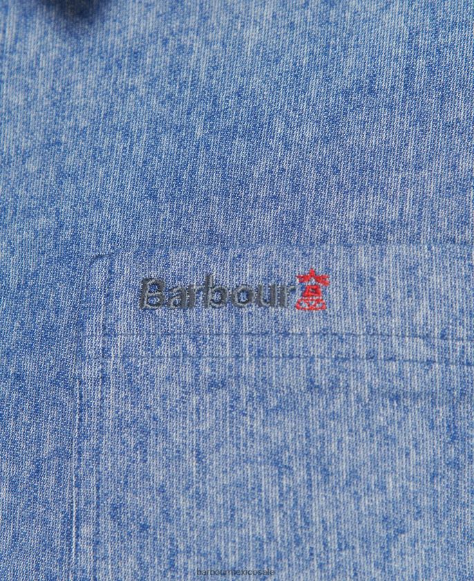 Barbour 8B6RFZ508 ropa zanja hombres sobrecamisa riva