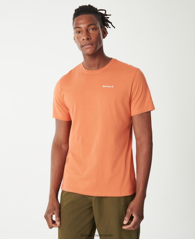 Barbour 8B6RFZ749 ropa aceituna quemada hombres camiseta kentrigg