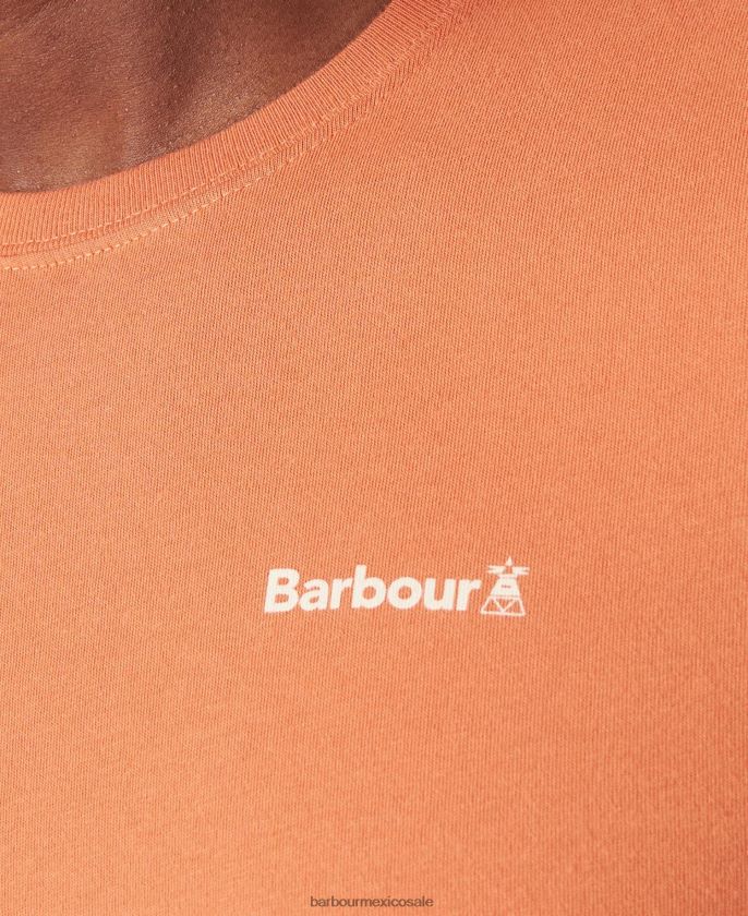 Barbour 8B6RFZ749 ropa aceituna quemada hombres camiseta kentrigg