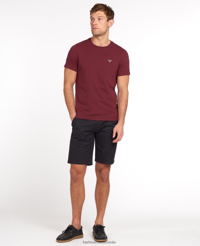 Barbour 8B6RFZ758 ropa Armada hombres camiseta deportiva