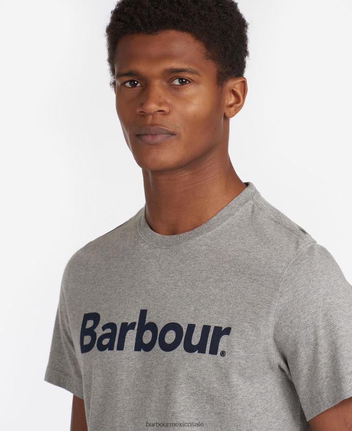 Barbour 8B6RFZ779 ropa nueva marina hombres camiseta con logo