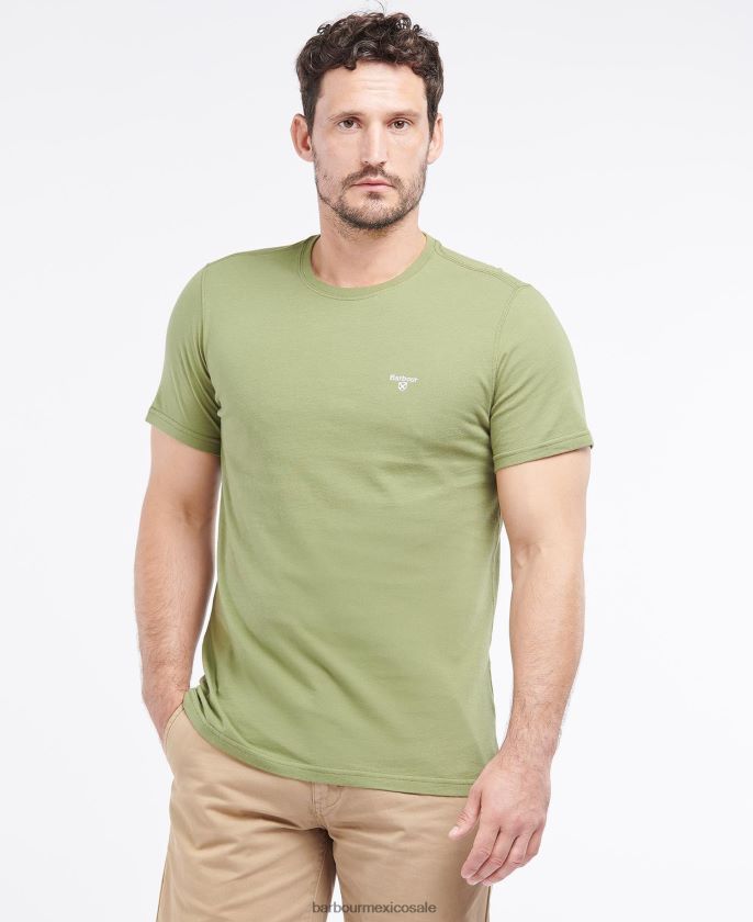 Barbour 8B6RFZ781 ropa lago azul hombres camiseta deportiva