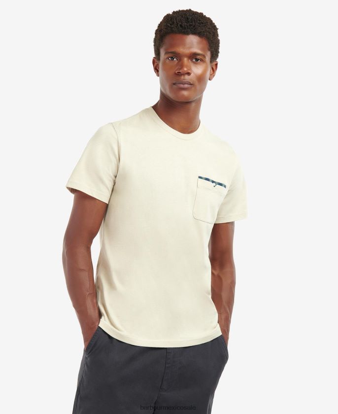 Barbour 8B6RFZ796 ropa Mónaco azul hombres camiseta tayside