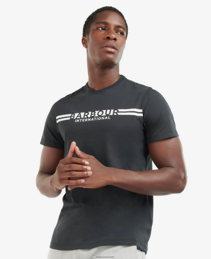 Barbour 8B6RFZ816 ropa tinta hombres camiseta de Óscar