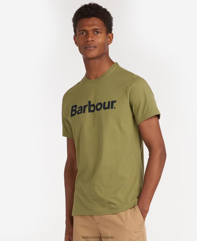 Barbour 8B6RFZ822 ropa nueva marina hombres camiseta con logo