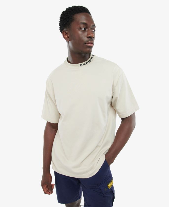 Barbour 8B6RFZ848 ropa Paloma hombres playera oversize Smith