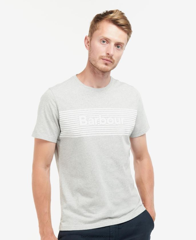 Barbour 8B6RFZ850 ropa azul marino clásico hombres cuenta camiseta gráfica