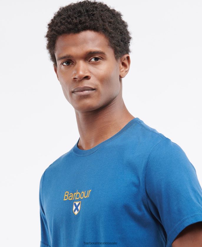 Barbour 8B6RFZ866 ropa sicomoro hombres emblema de la camiseta