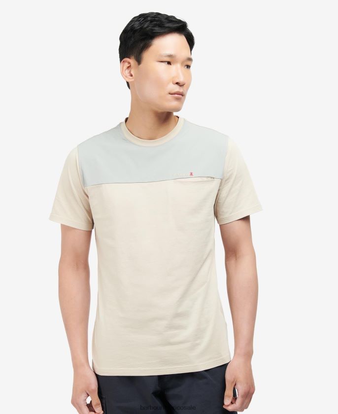 Barbour 8B6RFZ922 ropa Paloma hombres playera con paneles de Woodham