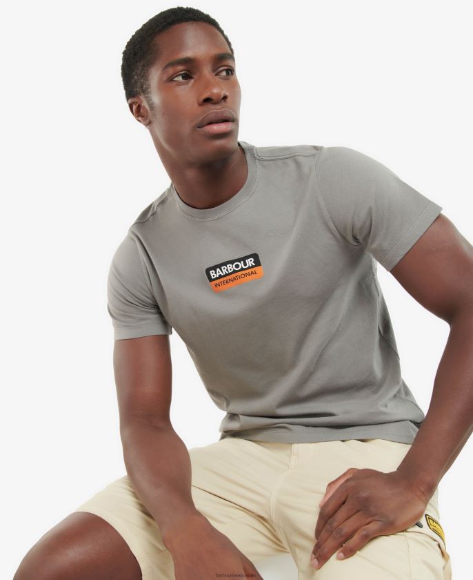 Barbour 8B6RFZ924 ropa azul pálido hombres camiseta bennett