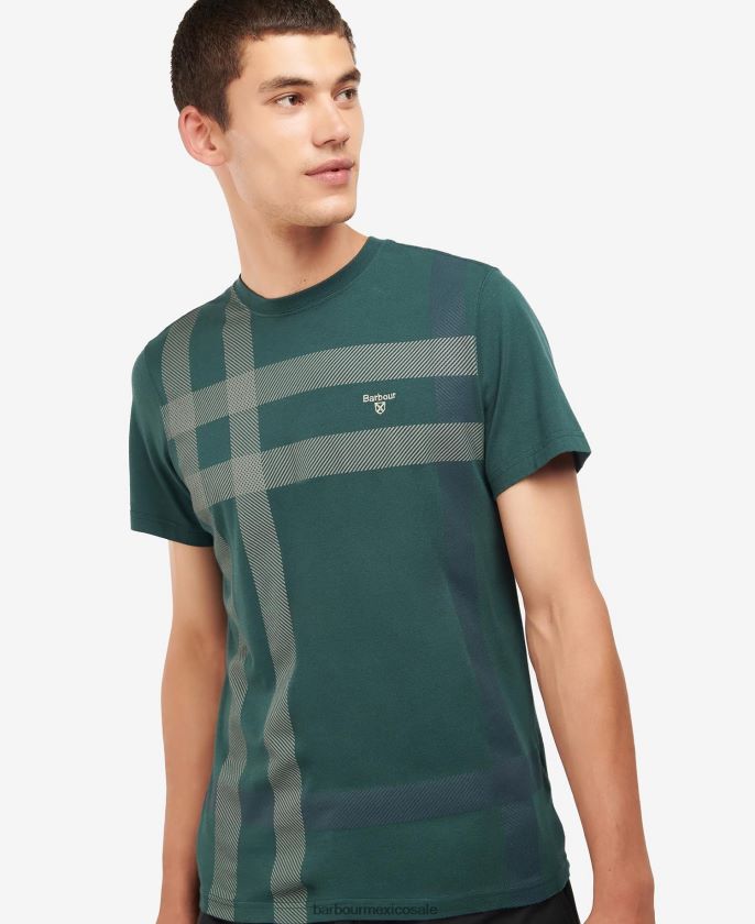 Barbour 8B6RFZ963 ropa piedra lavada hombres camiseta normanda