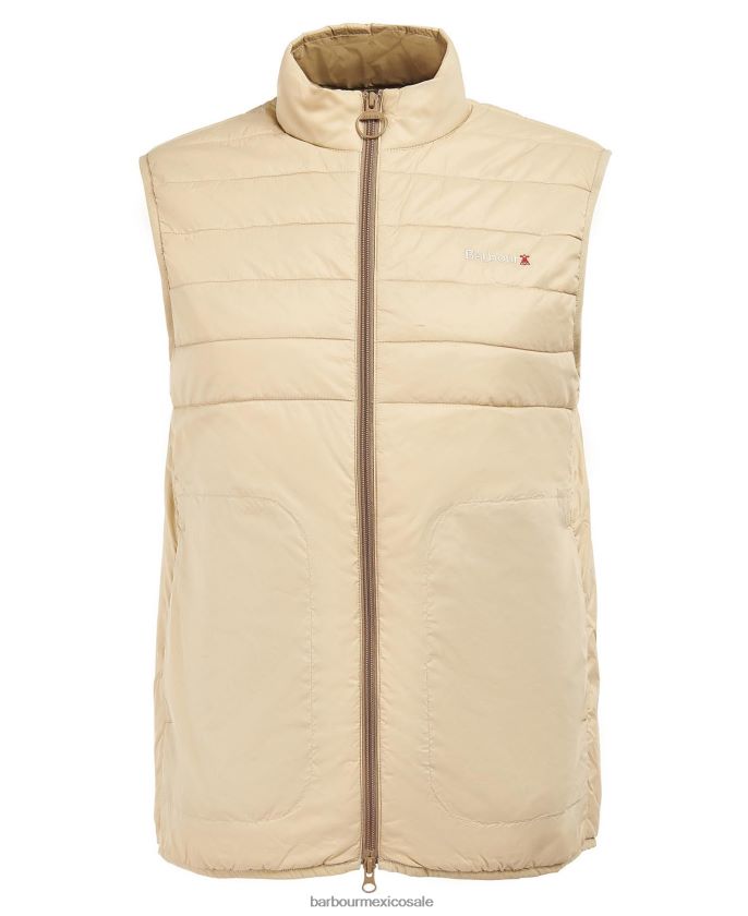 Barbour 8B6RFZ222 ropa olivino hombres chaleco costero