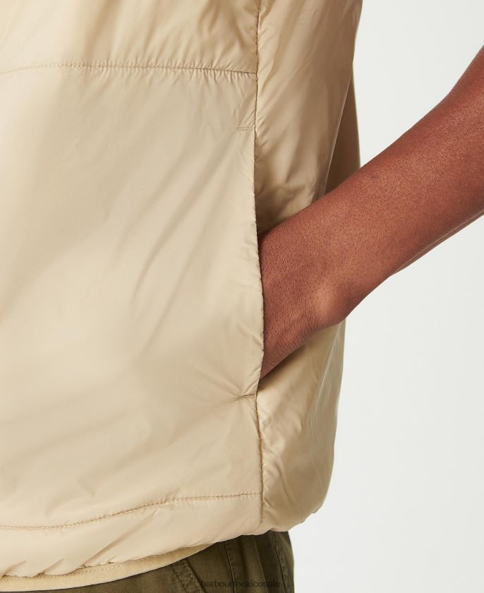 Barbour 8B6RFZ222 ropa olivino hombres chaleco costero