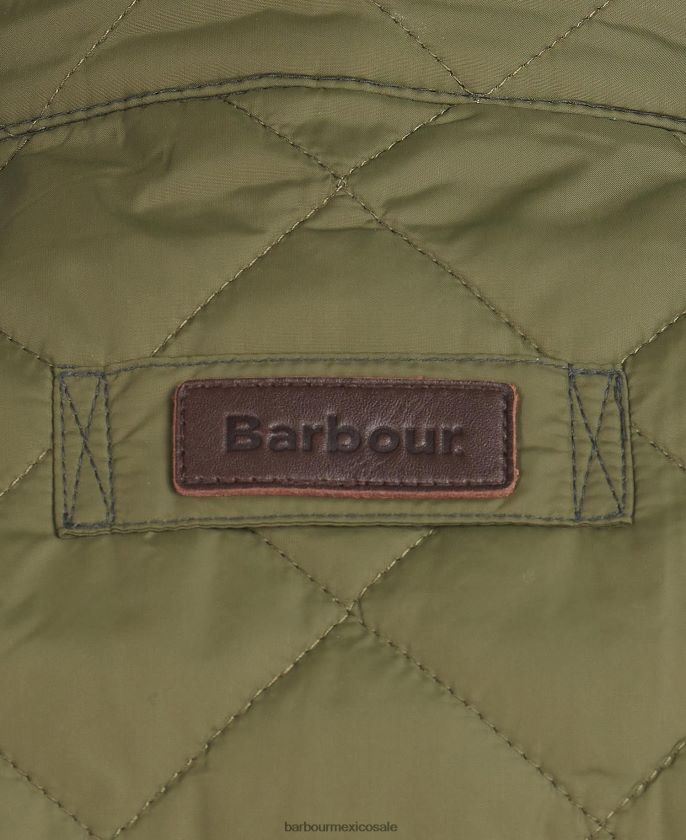 Barbour 8B6RFZ223 ropa medio oliva hombres chaleco explorador