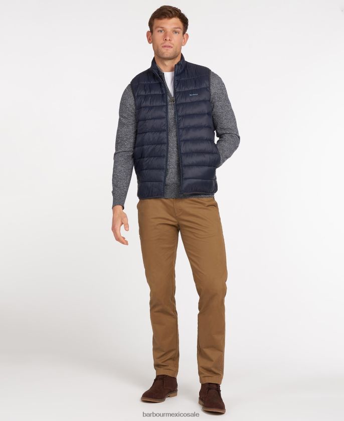 Barbour 8B6RFZ224 ropa negro hombres chaleco bretby