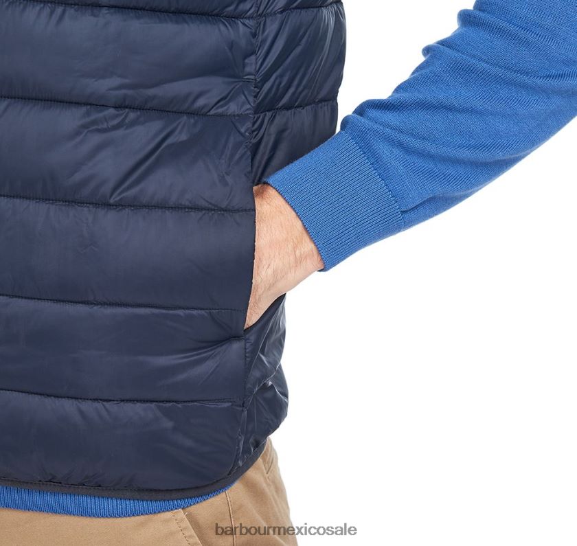 Barbour 8B6RFZ224 ropa negro hombres chaleco bretby
