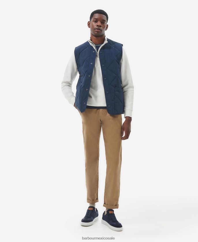 Barbour 8B6RFZ229 ropa tallo de maiz hombres chaleco brent liddesdale