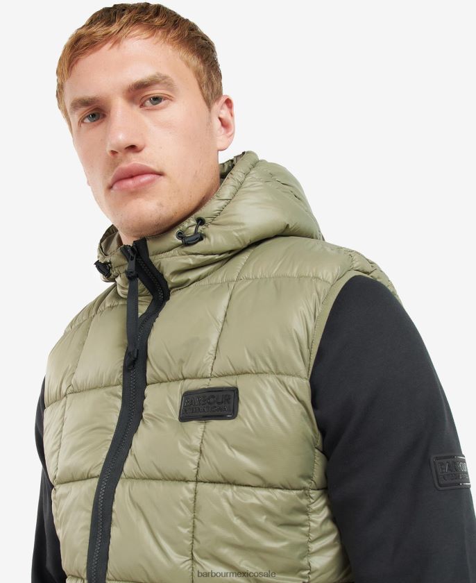 Barbour 8B6RFZ267 ropa negro clásico hombres chaleco highbridge