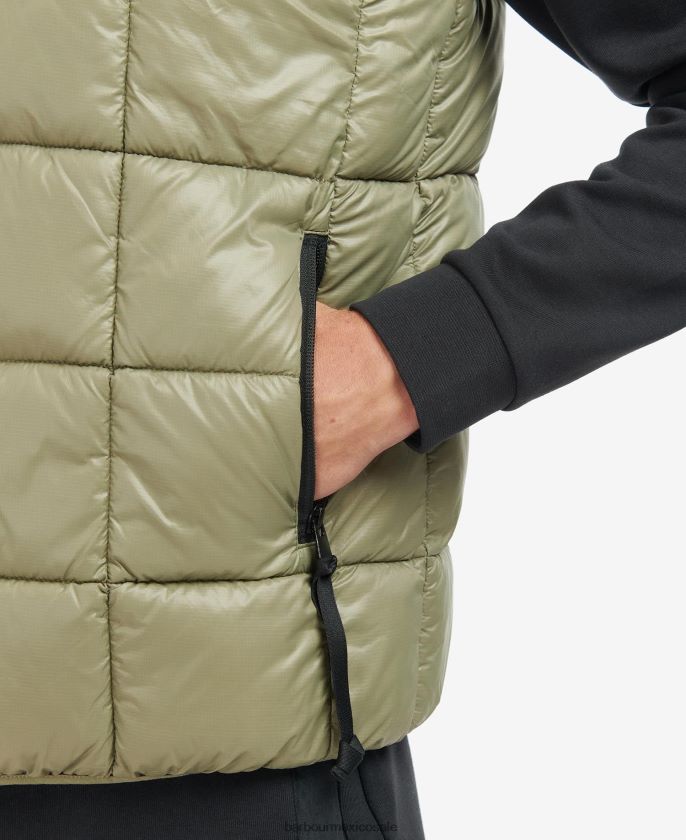 Barbour 8B6RFZ267 ropa negro clásico hombres chaleco highbridge