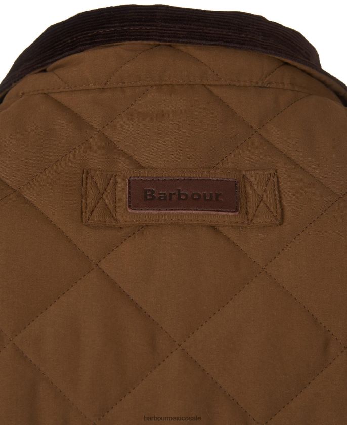 Barbour 8B6RFZ107 ropa oliva oscuro hombres edredón pala