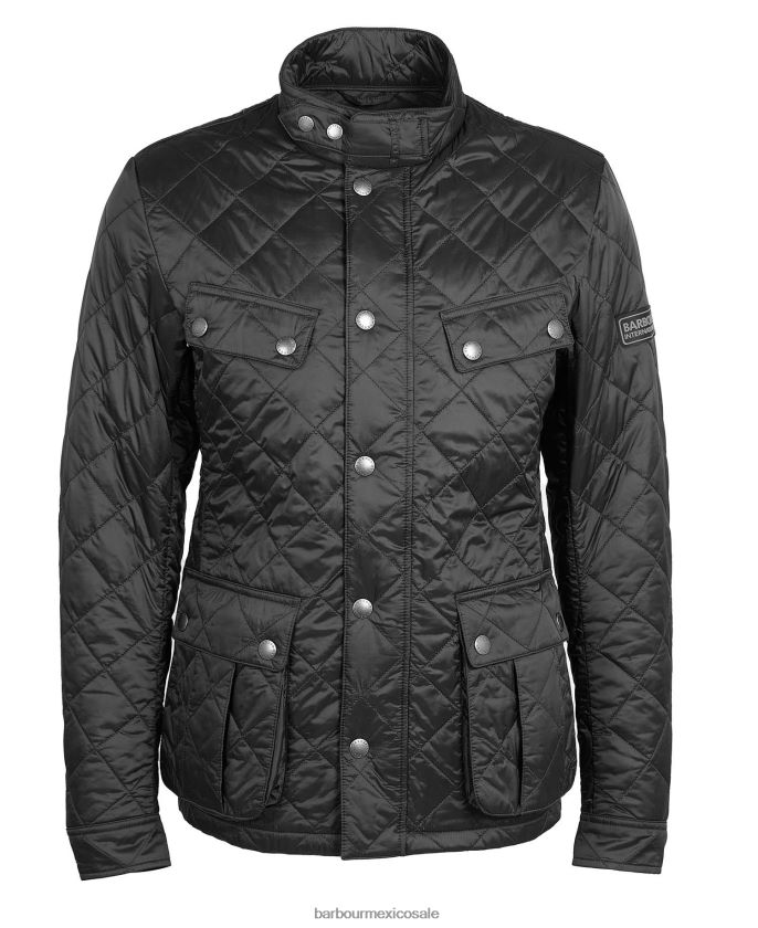 Barbour 8B6RFZ108 ropa Armada hombres chaqueta acolchada tourer ariel