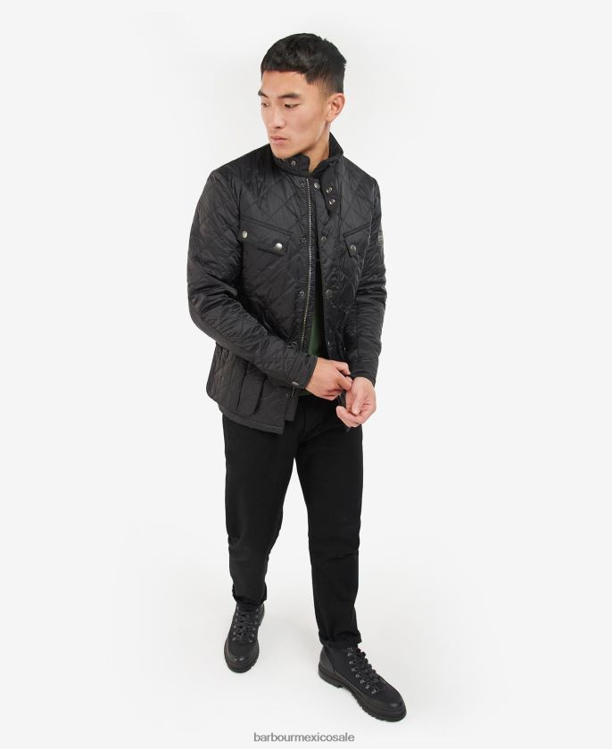 Barbour 8B6RFZ108 ropa Armada hombres chaqueta acolchada tourer ariel