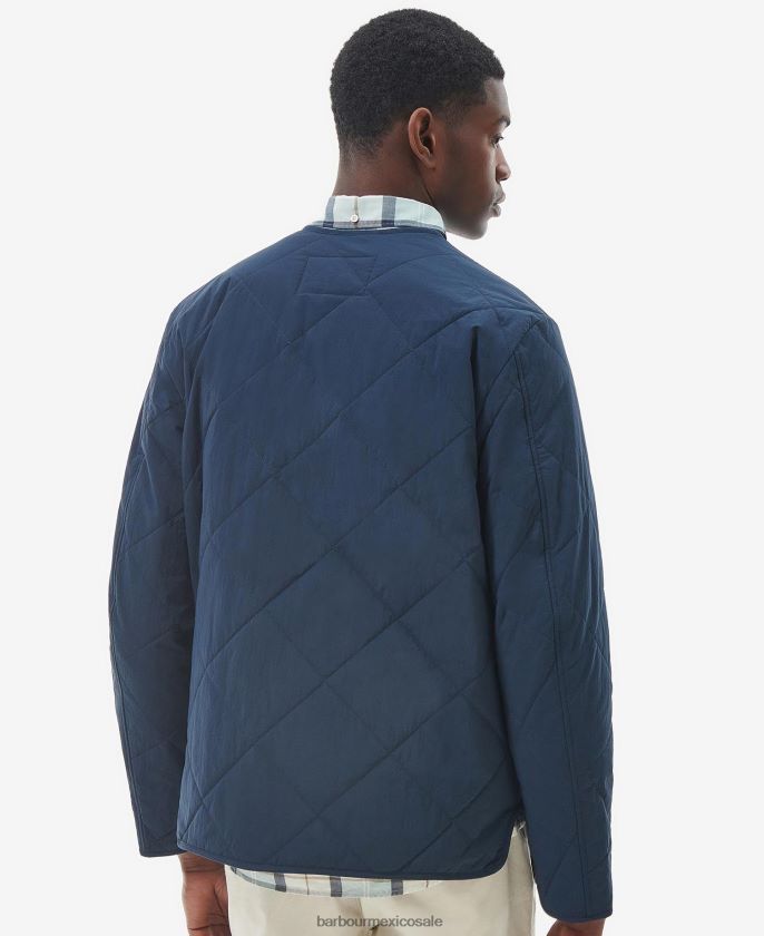 Barbour 8B6RFZ111 ropa tallo de maiz hombres chaqueta acolchada de verano liddesdale