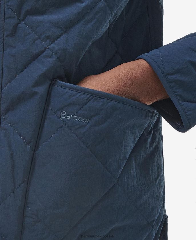 Barbour 8B6RFZ111 ropa tallo de maiz hombres chaqueta acolchada de verano liddesdale