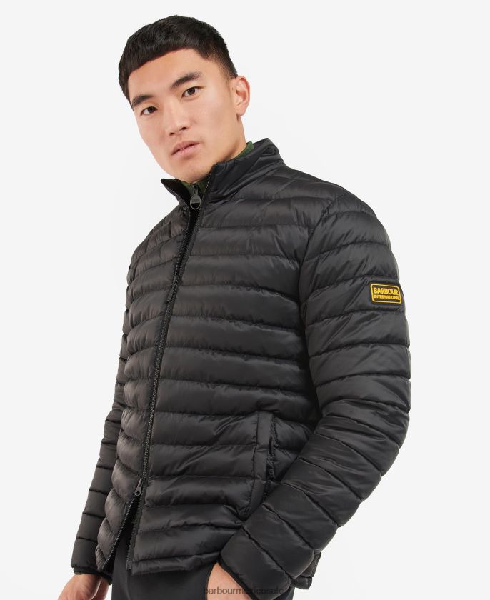 Barbour 8B6RFZ119 ropa Armada hombres chamarra capitonada Racer Impulser