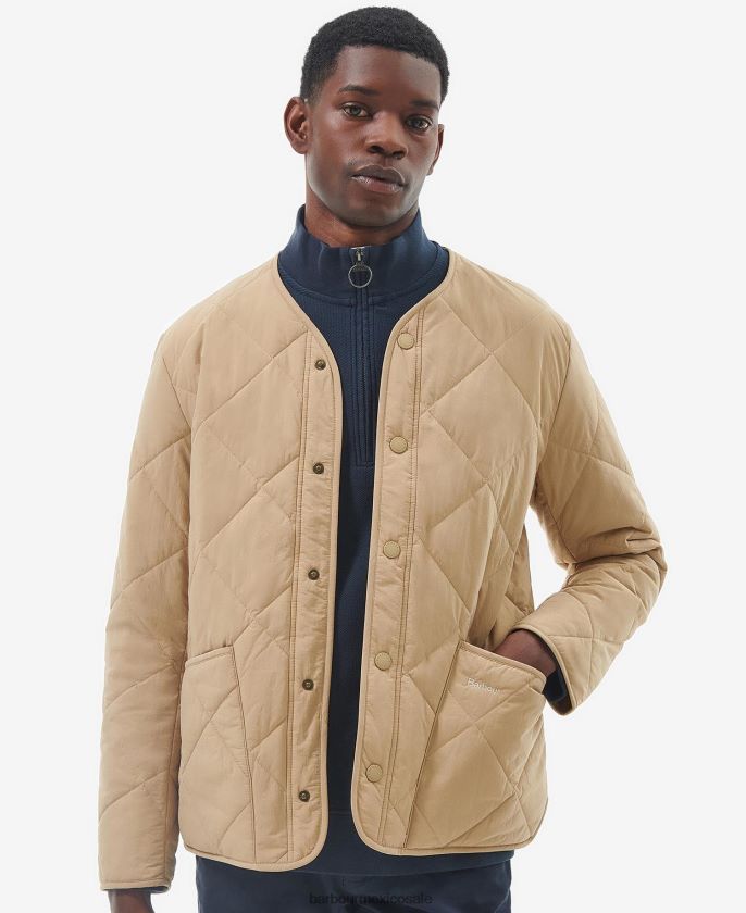 Barbour 8B6RFZ139 ropa tallo de maiz hombres chaqueta acolchada de verano liddesdale