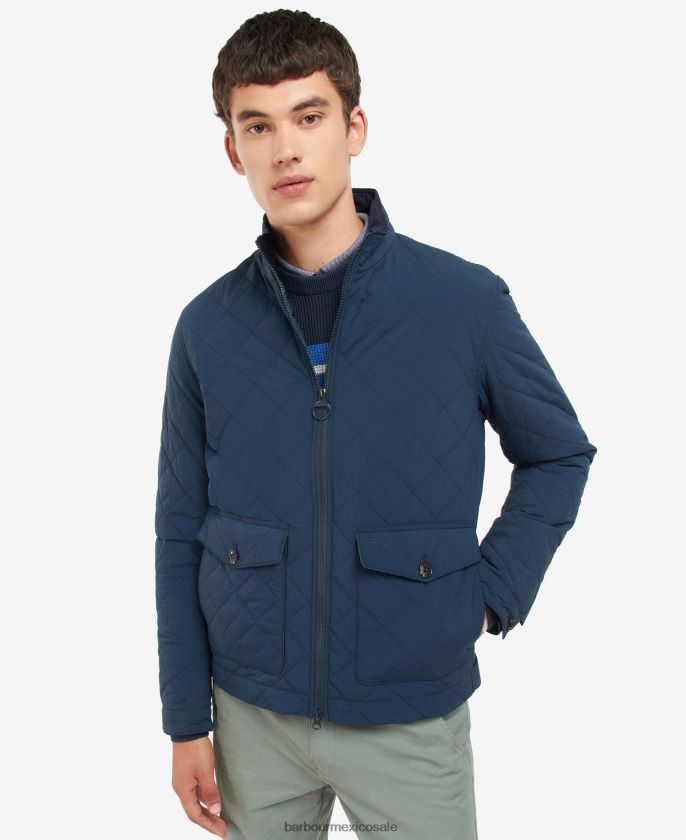 Barbour 8B6RFZ163 ropa agave verde hombres chamarra capitonada Rydal