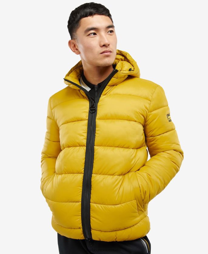 Barbour 8B6RFZ168 ropa carbón hombres chaqueta acolchada estilo bobber