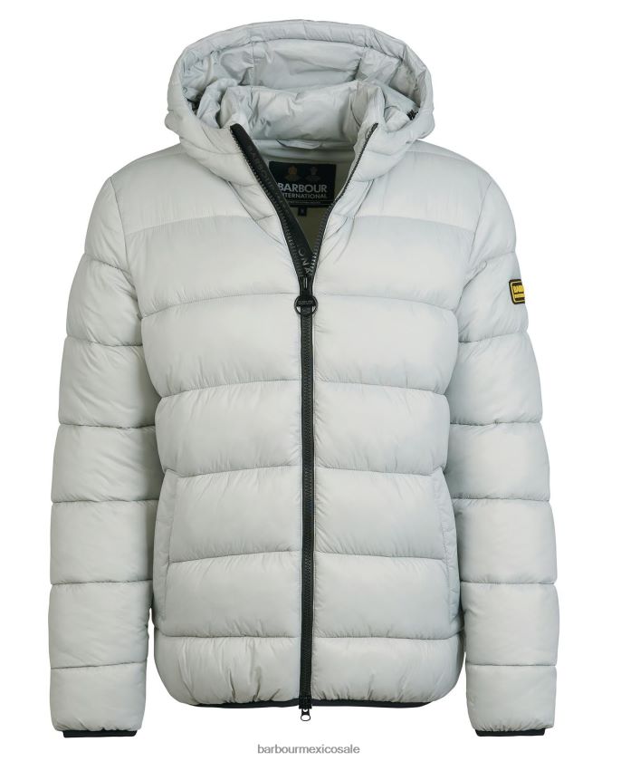 Barbour 8B6RFZ169 ropa carbón hombres chaqueta acolchada estilo bobber