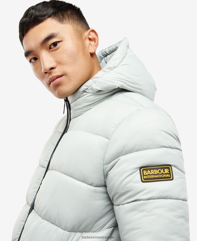 Barbour 8B6RFZ169 ropa carbón hombres chaqueta acolchada estilo bobber