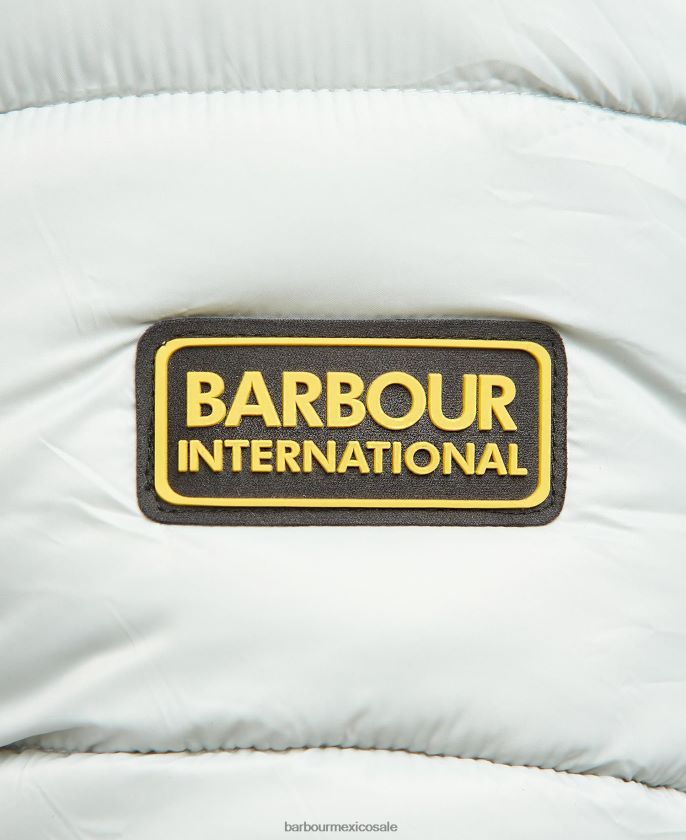 Barbour 8B6RFZ169 ropa carbón hombres chaqueta acolchada estilo bobber