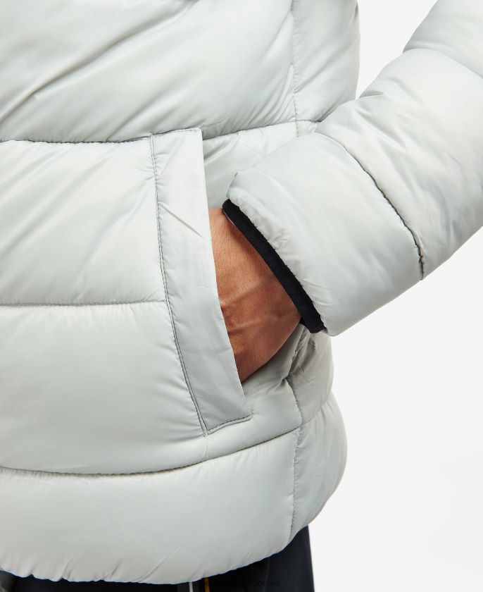 Barbour 8B6RFZ169 ropa carbón hombres chaqueta acolchada estilo bobber