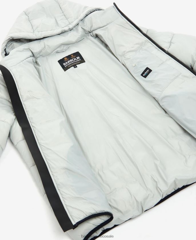 Barbour 8B6RFZ169 ropa carbón hombres chaqueta acolchada estilo bobber