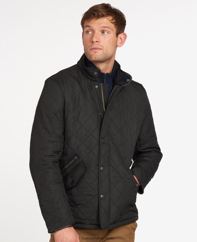 Barbour 8B6RFZ76 ropa Armada hombres chaqueta acolchada powell
