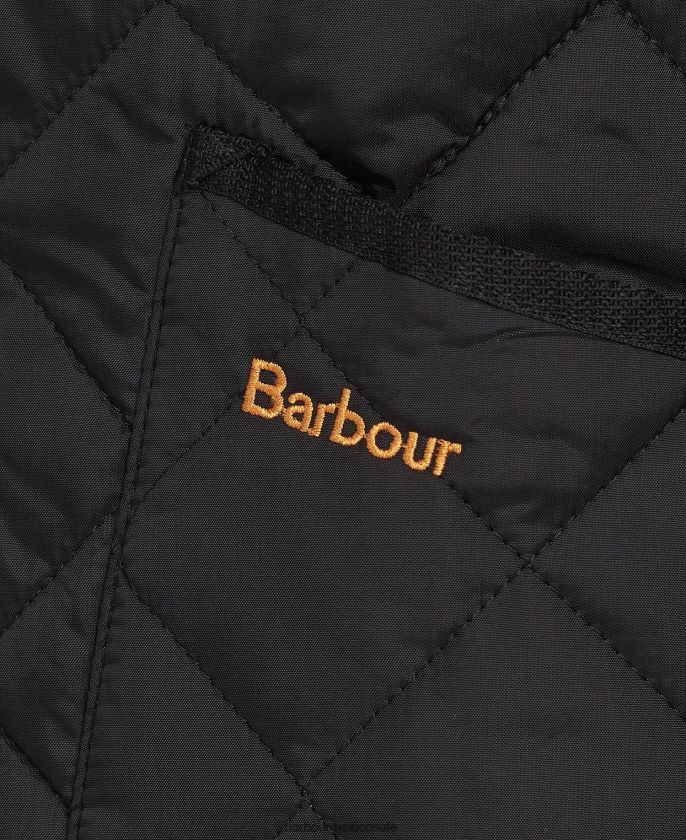Barbour 8B6RFZ98 ropa negro hombres chaqueta acolchada heritage liddesdale