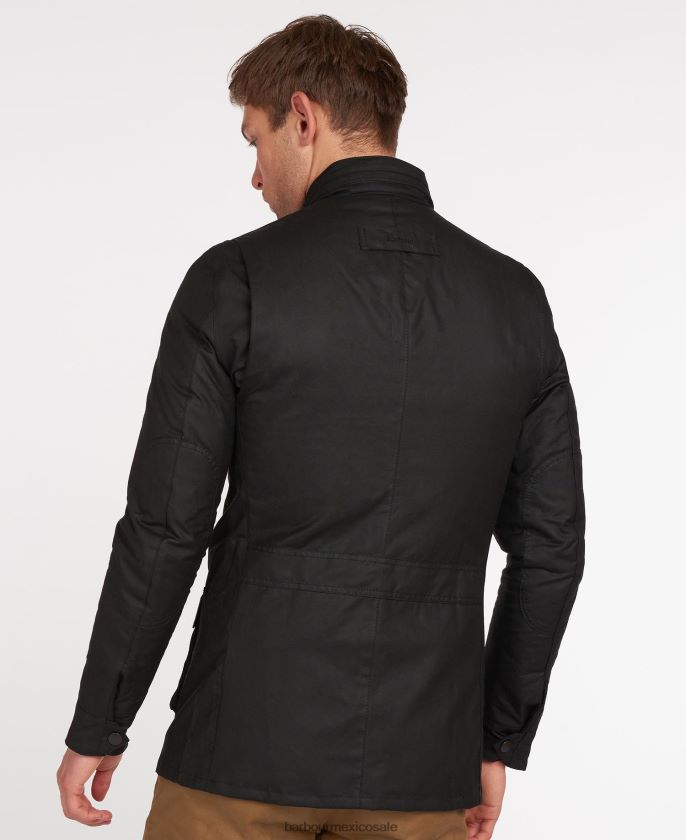 Barbour 8B6RFZ12 ropa aceituna hombres chaqueta de cera corbridge