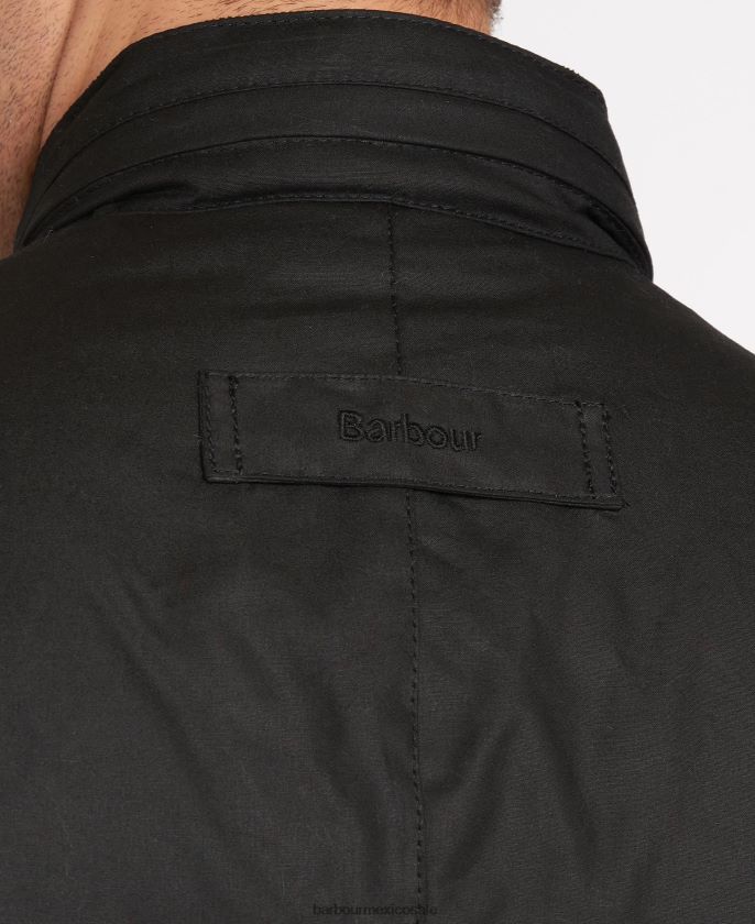 Barbour 8B6RFZ12 ropa aceituna hombres chaqueta de cera corbridge