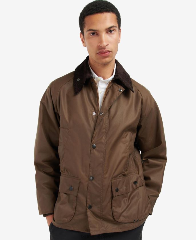 Barbour 8B6RFZ30 ropa ladrar hombres bedale chaqueta de cera