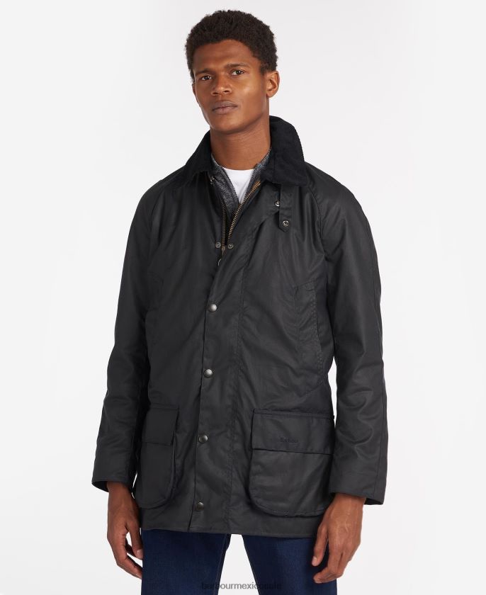 Barbour 8B6RFZ35 ropa aceituna hombres chaqueta de cera de bristol
