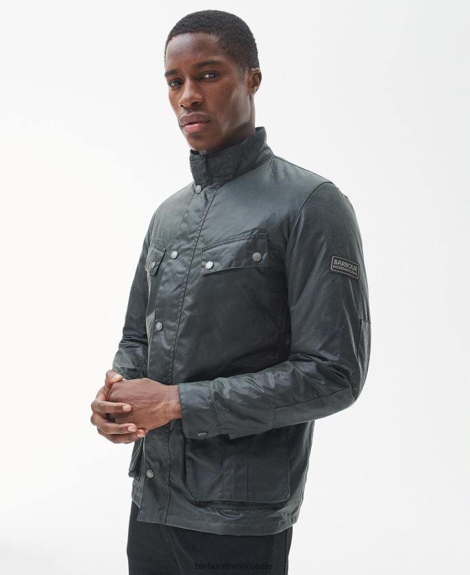 Barbour 8B6RFZ40 ropa rústico hombres chaqueta tourer duke encerado