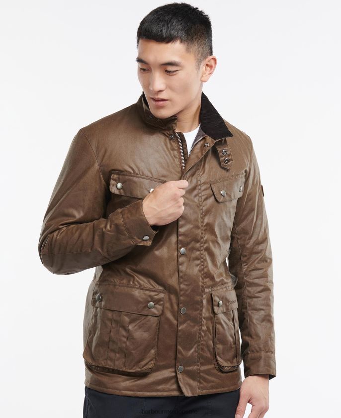 Barbour 8B6RFZ44 ropa rústico hombres chaqueta tourer duke encerado