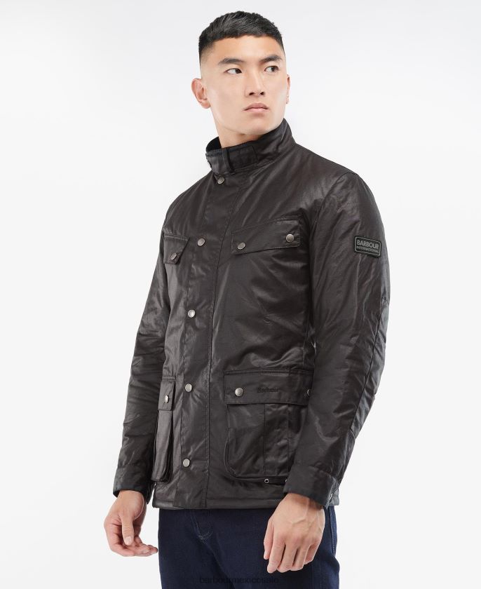 Barbour 8B6RFZ46 ropa rústico hombres chaqueta tourer duke encerado
