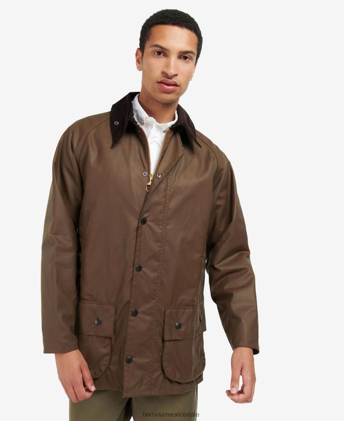 Barbour 8B6RFZ47 ropa ladrar hombres chaqueta de cera beaufort